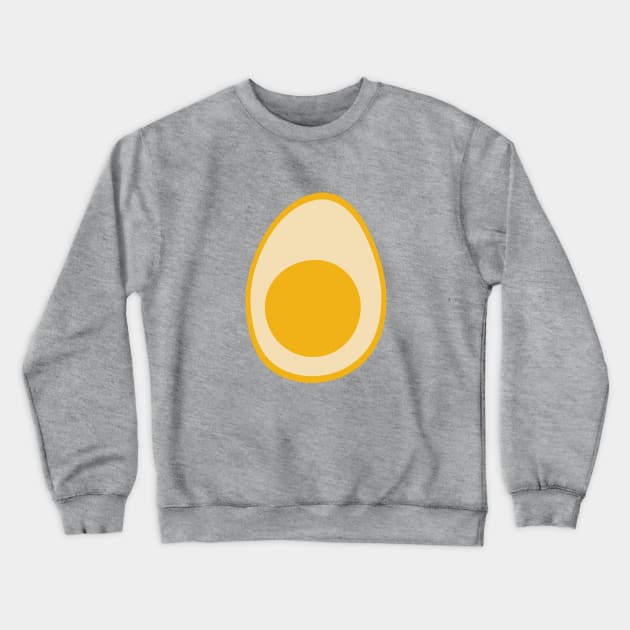 BIG EGG Fun Hard-Boiled Egg Breakfast Food Easter - UnBlink Studio by Jackie Tahara Crewneck Sweatshirt by UnBlink Studio by Jackie Tahara